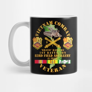 Vietnam Combat Veteran w  Bravo Btry 1st Bn 83rd FA - 8 Inch SP Mug